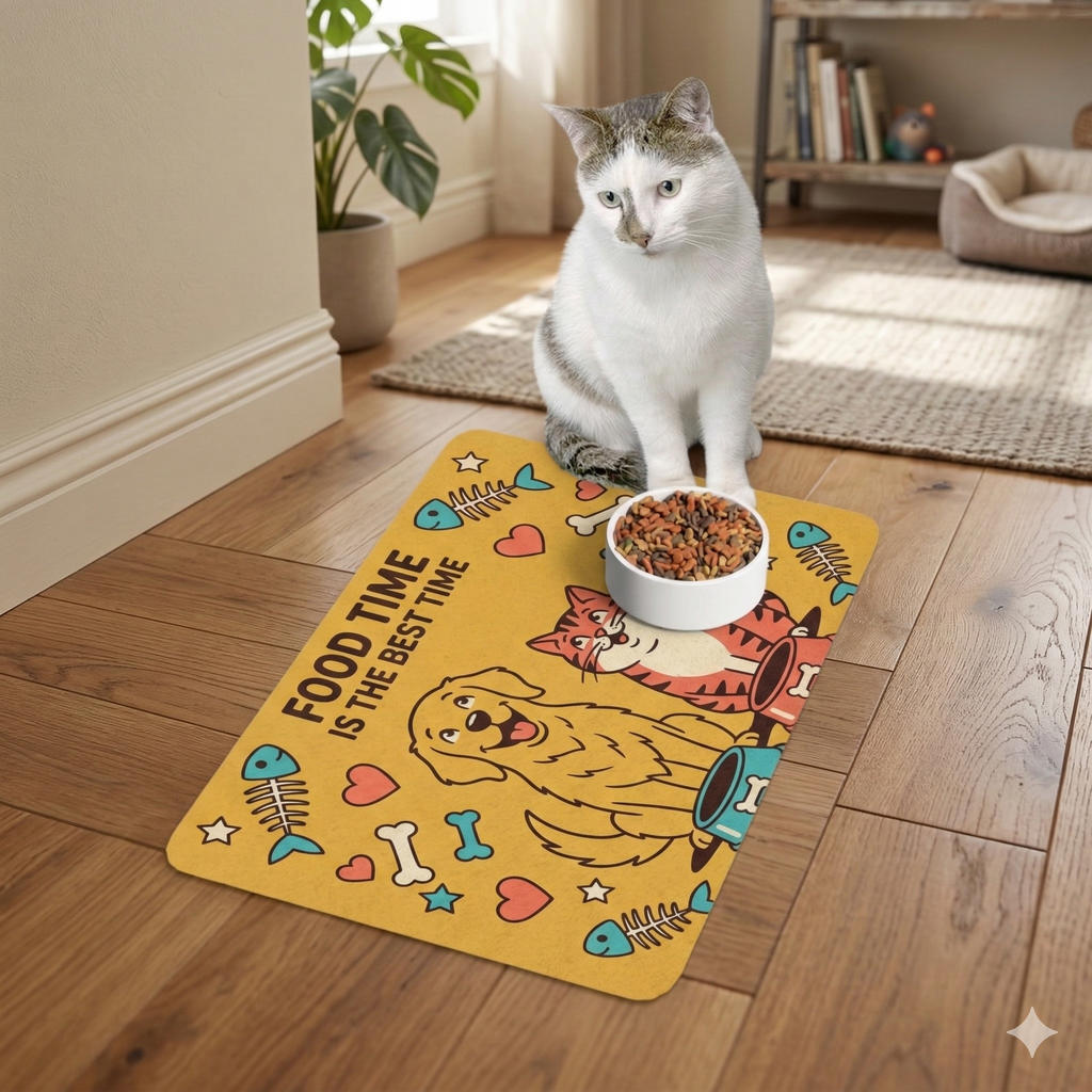 Dog and Cat Feeding Placemat